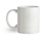 Jack and Rex white ceramic coffee mug – plain 325ml sublimation-ready